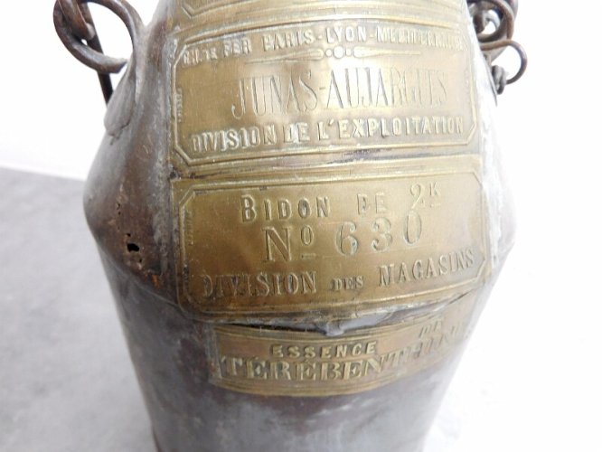 ANCIEN BIDON ESSENCE DE TEREBENTHINE