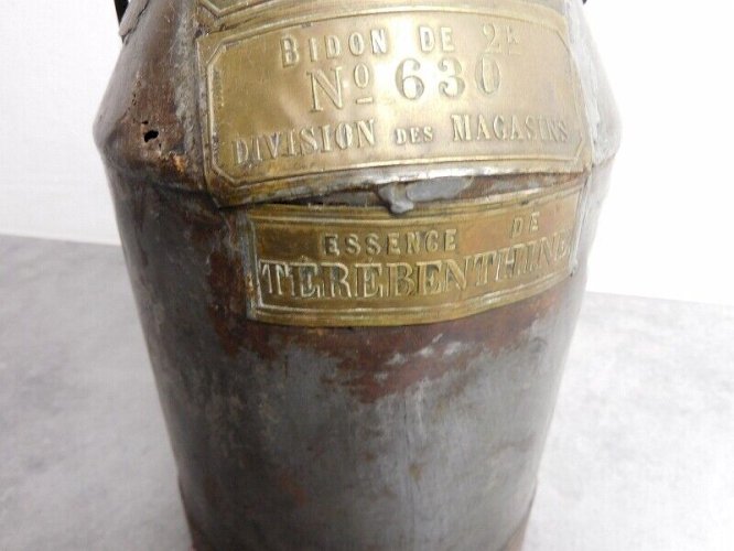 ANCIEN BIDON ESSENCE DE TEREBENTHINE