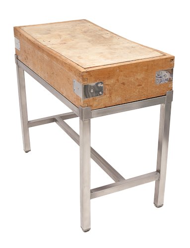 Ancien billot de boucher