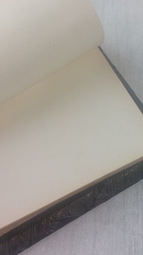 Ancien bloc note, décor chevalier, NVNQVAM