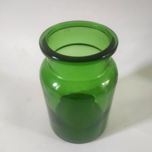Ancien Bocal en verre, fabriqué en Belgique