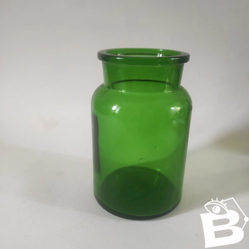 Ancien Bocal en verre, fabriqué en Belgique