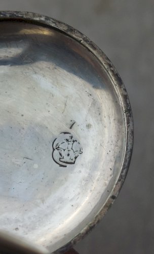 Ancien boîtier pour montre gousset, en argent ^