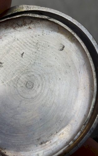 Ancien boîtier pour montre gousset, en argent ^