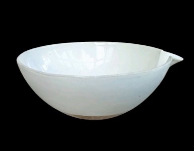 Old capsule bowl apothecary pharmacy laboratory chemistry porcelain Bayeux