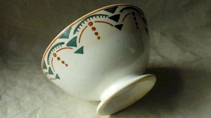 ANCIEN BOL EN FAIENCE HBCM MODELE SUCCAO ANNEES 1920*