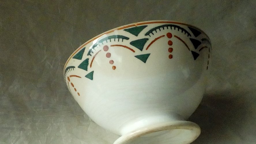 ANCIEN BOL EN FAIENCE HBCM MODELE SUCCAO ANNEES 1920*