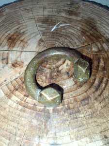 ancient African bronze bracelet known as a slave bracelet in good condition