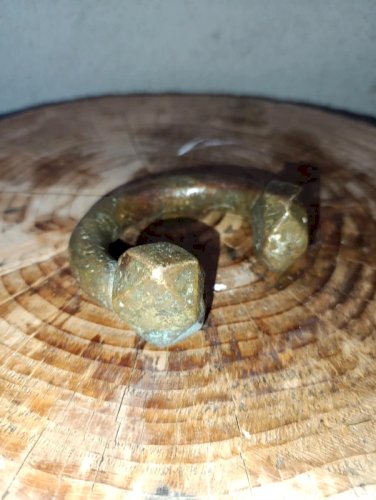 ancien bracelet africain en bronze dit desclave en bon etat