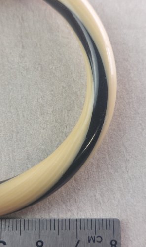 Ancien bracelet jonc, Lea Stein, vintage