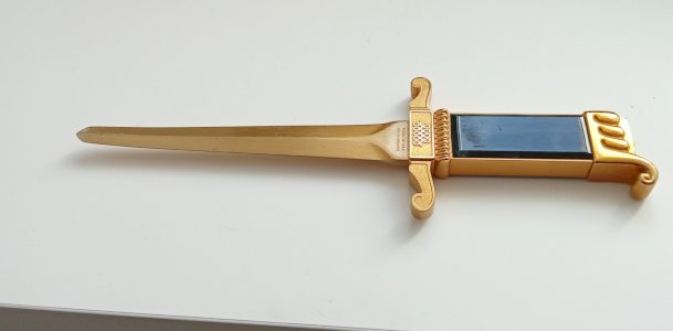 Antique Paper Knife Florentine Letter Opener A.S.R Ascot Collection