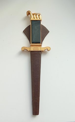 Ancien Briquet Coupe Papier ouvre-lettre florentin A.S.R Ascot  Collection