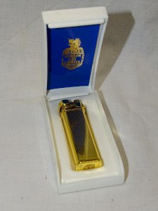 -ANCIEN BRIQUET HADSON GAS LIGHTER dans SA BOITE D'ORIGINE A RECHARGER   D