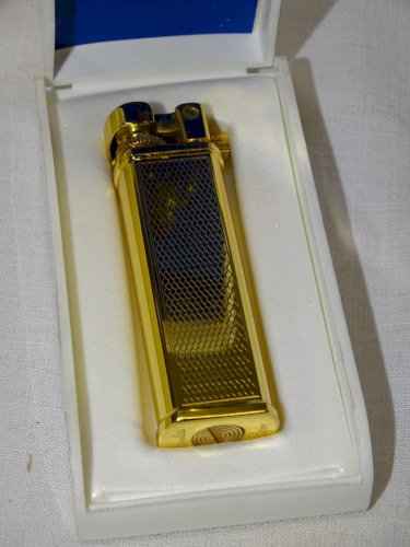 -ANCIEN BRIQUET HADSON GAS LIGHTER dans SA BOITE D'ORIGINE A RECHARGER   D