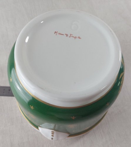 Ancien cache pot, décor aigle Napoléon, Manufacture Impériale ^