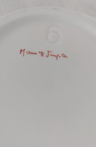 Ancien cache pot, décor aigle Napoléon, Manufacture Impériale ^