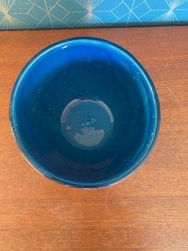 Ancien cache pot en céramique signé, Aldo Londi, années 60, rare, vintage.