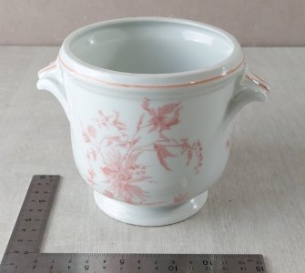 Antique Limoges porcelain planter by Georges Boyer