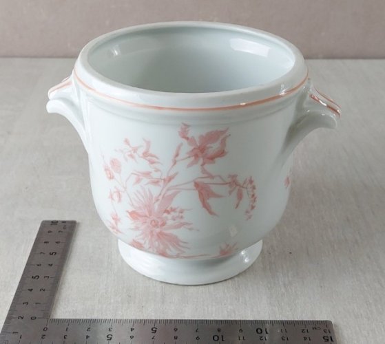 Ancien cache pot en porcelaine de Limoges, Georges Boyer