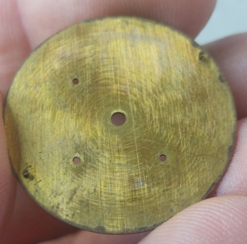 Ancien cadran de montre Gigandet chrono