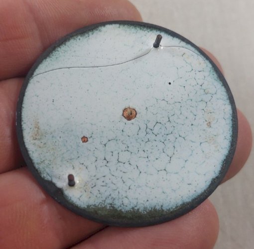 Ancien cadran de montre gousset émaillé, Régulateur Bayard ^