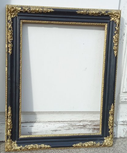 Ancien Cadre avec moulures doré/ancien encadrement Doré/old Golden Frame