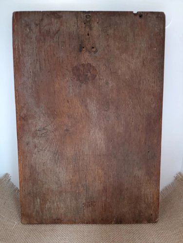 ancien cadre bois vierge a lenfant sans doute 19eme siecle en etat correct