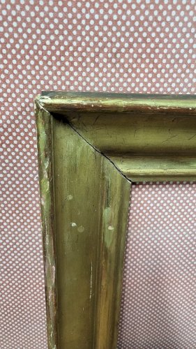 ANCIEN CADRE DORE A LA FEUILLE