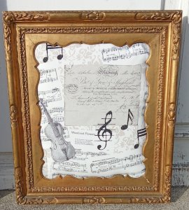 Old Frame Baroque Venetian Frame Decor Partition Unique Piece