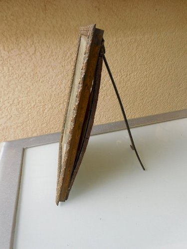 ANCIEN CADRE PHOTO EN BRONZE A POSER OU A ACCROCHER N° 1