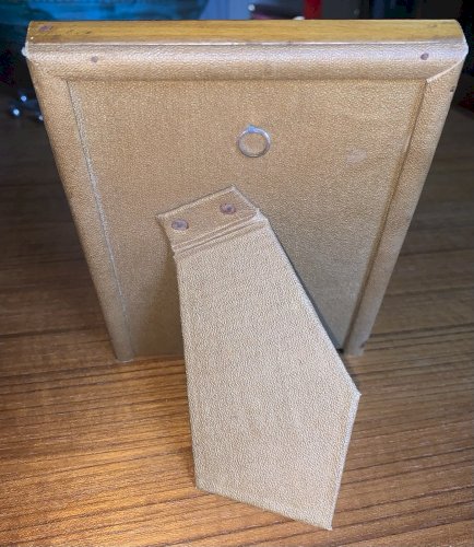 ancien cadre porte photo en marqueterie