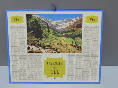 -ANCIEN CALENDRIER ALMANACH PTT  1970 39 LONS LE SAULNIER DOLE COLLECTION   D