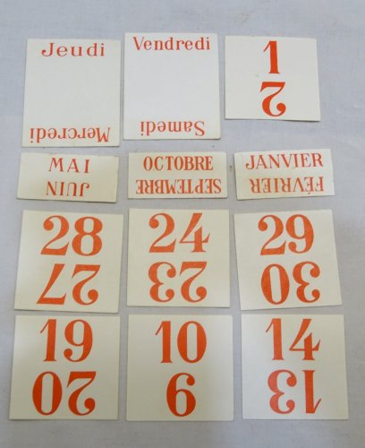 -ANCIEN CALENDRIER GLACOÏDE MURAL PUBLICITAIRE PEINTURE AUTO A SCHMITT SOYAUX D