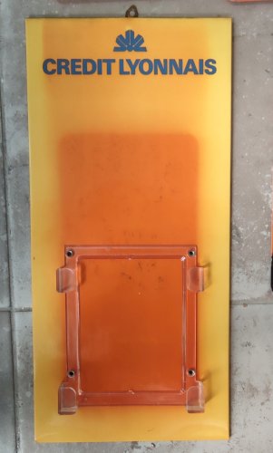 Ancien Calendrier Perpétuel Glacoïde Vintage Publicitaire Crédit Lyonnais/Pub