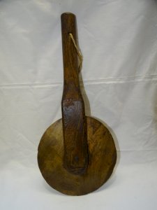 - ANCIENT WHEELWRIGHT OR COOPER'S WOODEN TOOL COLLECTION OLD TOOL DÉCOR D