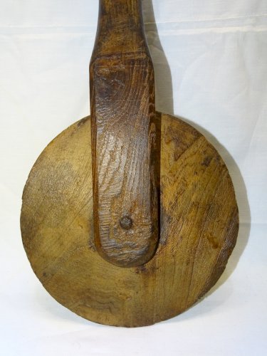 -ANCIEN CALIBRE DE CHARRON ou TONNELIER EN BOIS COLLECTION OUTIL ANCIEN déco  D