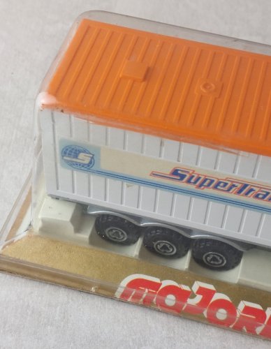 Ancien camion avec portes container Supertrans, Majorette série 3000, vintage ^