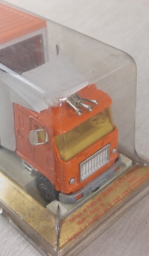 Ancien camion avec portes container Supertrans, Majorette série 3000, vintage ^