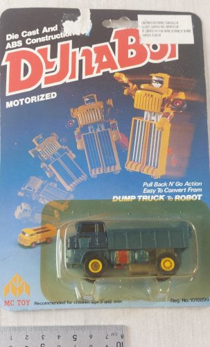 Ancien camion benne robot / Dump Truck, Dynabot, MC Toy, vintage