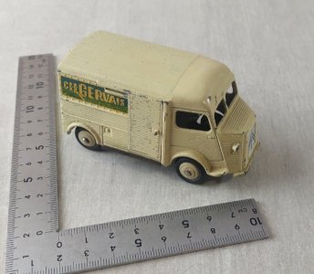 Old Gervais tin truck, Citroën 1200K, Dinky Toys