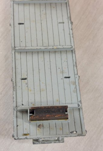 Ancien camion Saviem, Sinpar, porte fer rouge, Dinky Toys ^