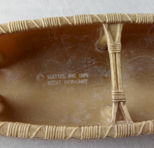 Ancien canoë kayak, Big Jim, Western / indien, Mattel 1975