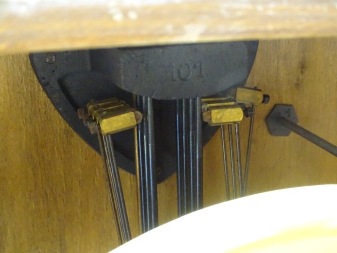 *ANCIEN CARILLON ODO 8 TIGES 8 MARTEAUX VERITABLE WESTMINSTER