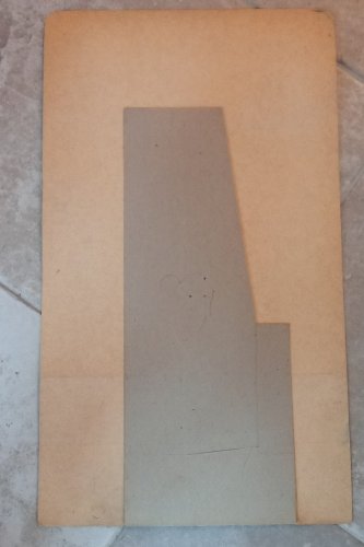 Ancien carton publicitaire Cruwell tabac Taj Mahal Inde Publicité Vintage