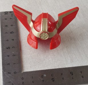Ancien casque pour figurine Power Rangers, Zeo Deluxe Megazord, Bandai