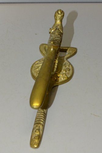 - ANCIEN CASSE NOIX BRONZE XXe décor OISEAU OUVRE BOUTEILLE  Nutcracker  D