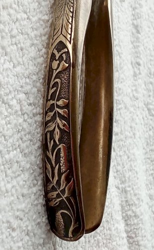 Ancien Casse Noix Métal Argenté Art Nouveau Old  silver metal nutcracker