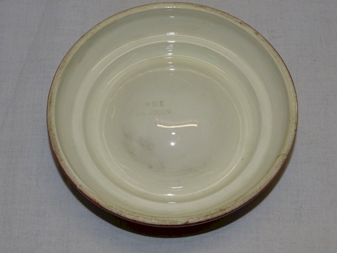 - ANCIEN CENDRIER BYRRH CERAMIQUE ROUGE  ANNEES 50/60 COLLECTION BISTROT   D