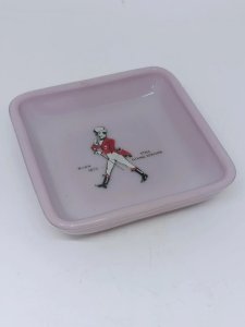 ancien cendrier en opaline johnny walker par magnier blangy en bon etat