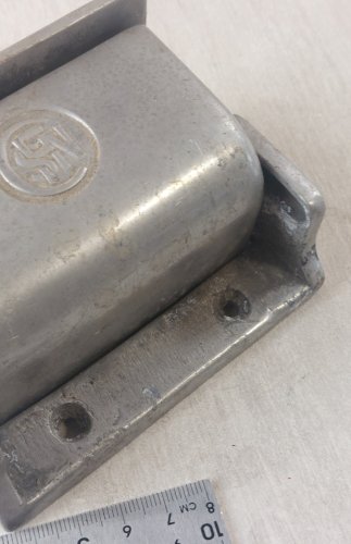 Ancien cendrier mural basculant, publicitaire, SNCF